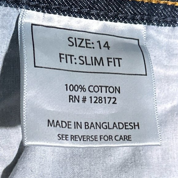 Ring Of Fire Slim Fit Jeans Size 14 - Picture 8 of 15